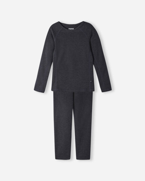 Reima Thermo Funktions Unterwäsche Set LANI | Black melange
