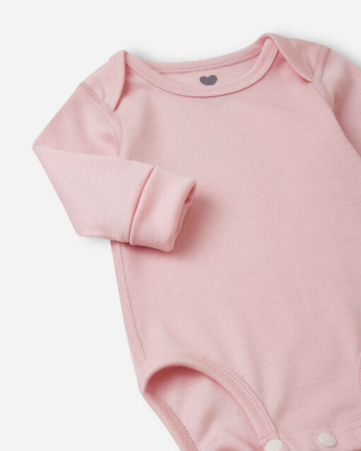 Reima Merino Baby Body UTU | pale rose – Bild 3