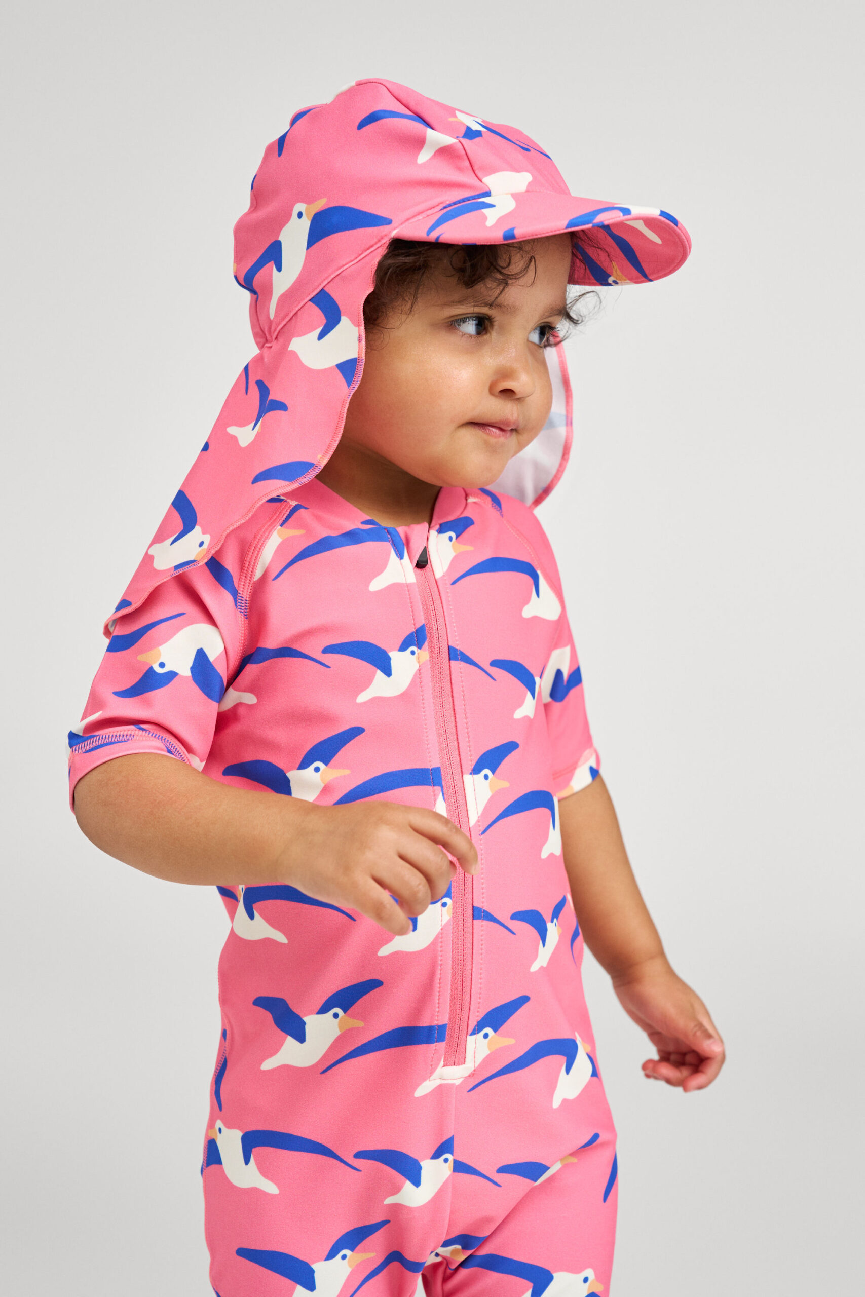 REIMA Kleinkinder UV Sonnenhut Mustekala (UPF 50+) | Soft Coral – Bild 2