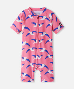 REIMA Kleinkinder UV Overall ATLANTTI (UPF 50+) | soft coral