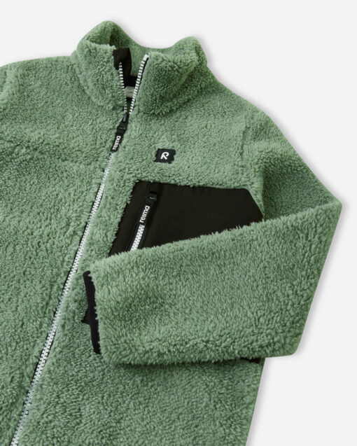 REIMA Fleece Jacke TURILAS | Green Clay