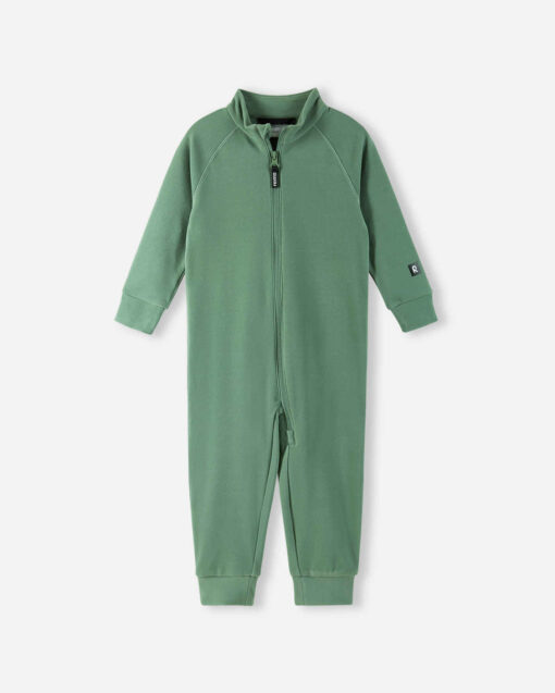 REIMA Fleece Overall TARHAAN | green clay