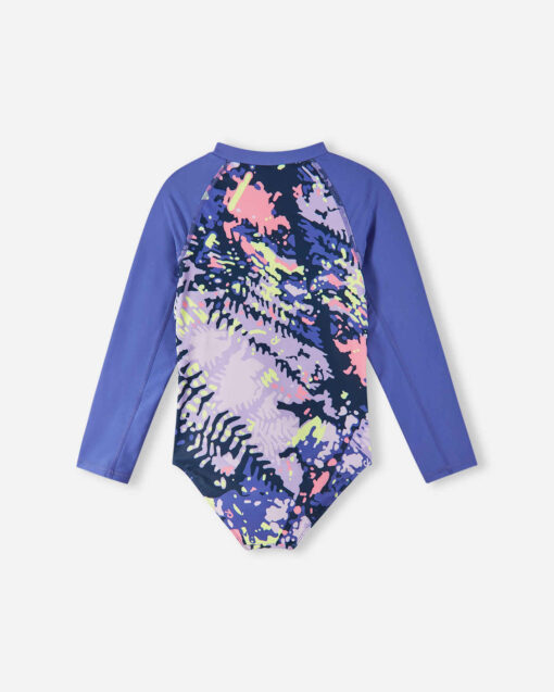 REIMA UV Badeanzug / Badekleid Langarm Aallot | Blooming Lilac – Bild 6