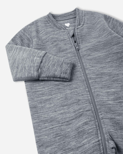 Reima Merino Baby Overall Syliin | Melange grey – Bild 5