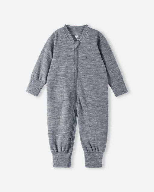 Reima Merino Baby Overall Syliin | Melange grey
