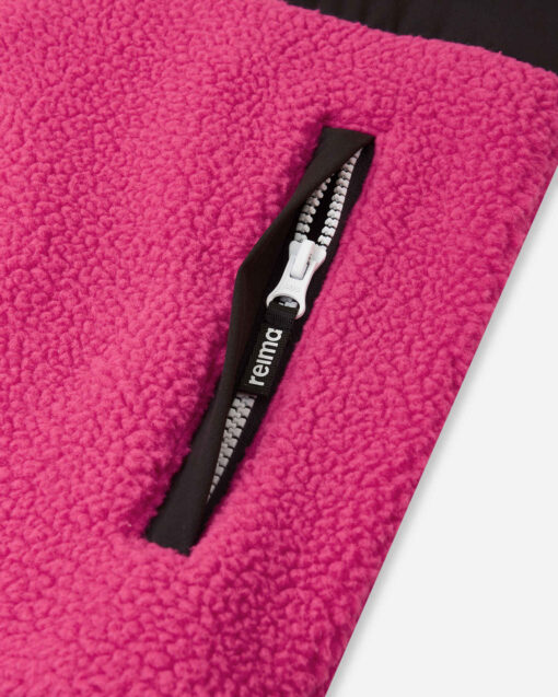 REIMA Kinder Fleece Jäckli TURBO | Rosy Berry – Bild 5