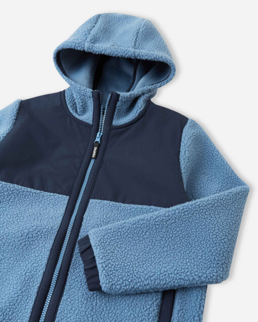 REIMA Kinder Fleece Jäckli TURBO | Blue Ocean – Bild 6