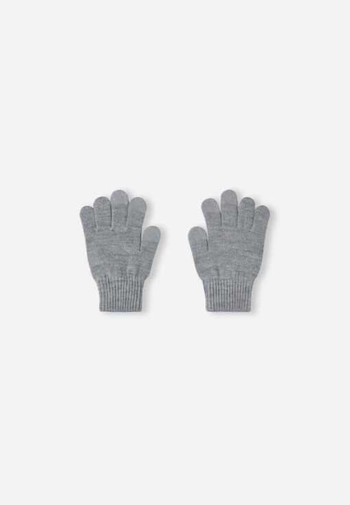 REIMA Strick Handschuhe (mit Merino) RIMO | Melange grey