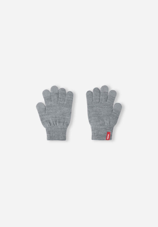 REIMA Strick Handschuhe (mit Merino) RIMO | Melange grey