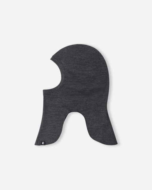 REIMA Merino Sturmhaube / Balaclava AURORA | Black melange – Bild 3