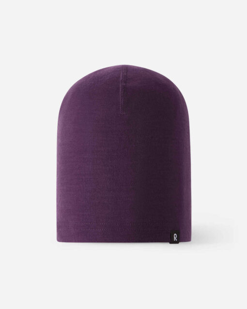 Reima leichte Merino (100%) Mütze DIMMA | deep purple