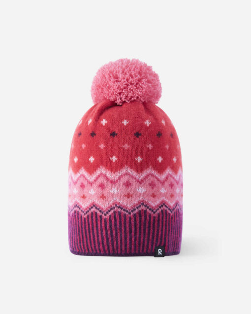 Reima Kinder Winter Wollmix Mütze (gefüttert) Pohjoinen | deep purple