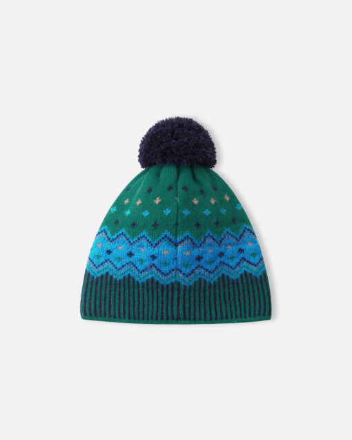 Reima Kinder Winter Wollmix Mütze (gefüttert) Pohjoinen | navy – Bild 5