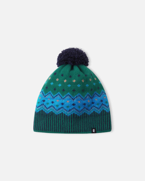 Reima Kinder Winter Wollmix Mütze (gefüttert) Pohjoinen | navy – Bild 4