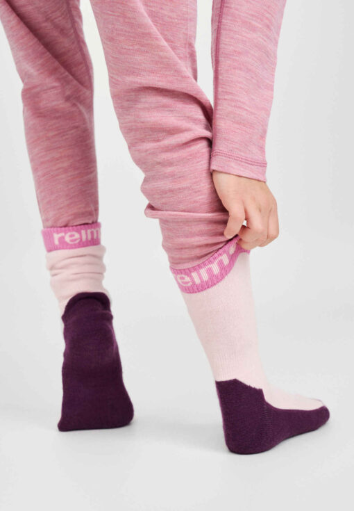 REIMA Socken VILLALLA (mit Merino) | pale rose – Bild 2