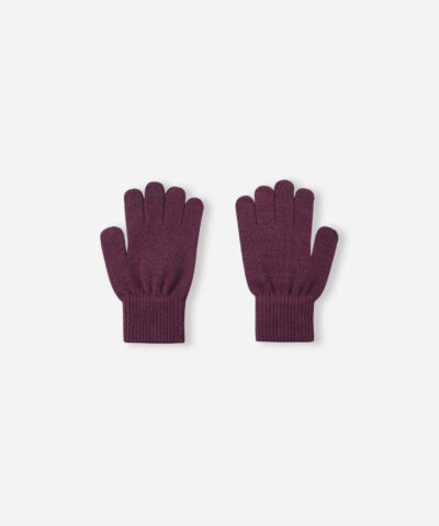 REIMA Strick Handschuhe (mit Merino) RIMO | deep purple