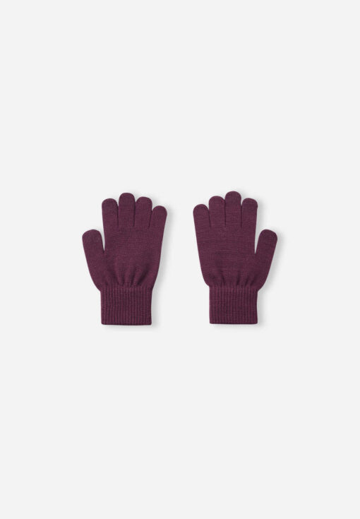 REIMA Strick Handschuhe (mit Merino) RIMO | deep purple