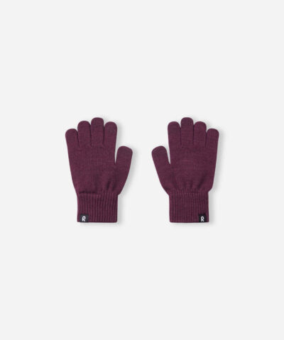 REIMA Strick Handschuhe (mit Merino) RIMO | deep purple