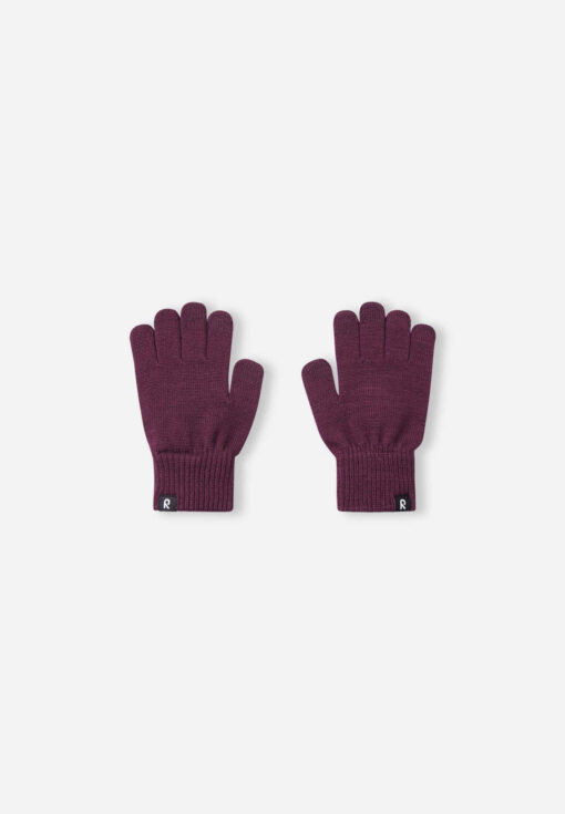 REIMA Strick Handschuhe (mit Merino) RIMO | deep purple