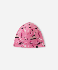 REIMA leichter wendbarer Baumwoll Beanie TANSSI | Soft Coral