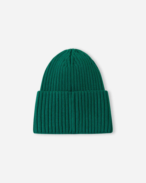 Reima Bio Baumwoll Beanie Hattara | Deeper Green – Bild 3
