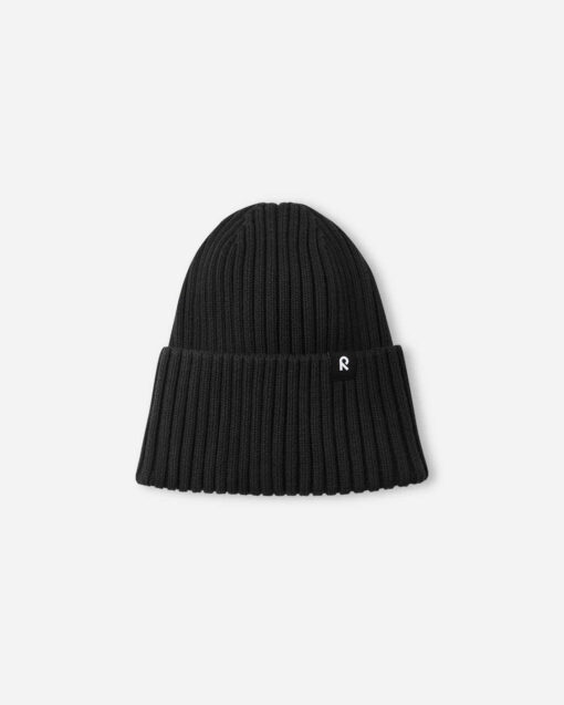 Reima Kinder Bio-Baumwoll Beanie Hattara | black – Bild 4