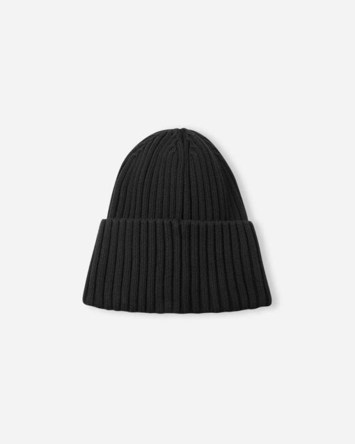 Reima Kinder Bio-Baumwoll Beanie Hattara | black – Bild 3