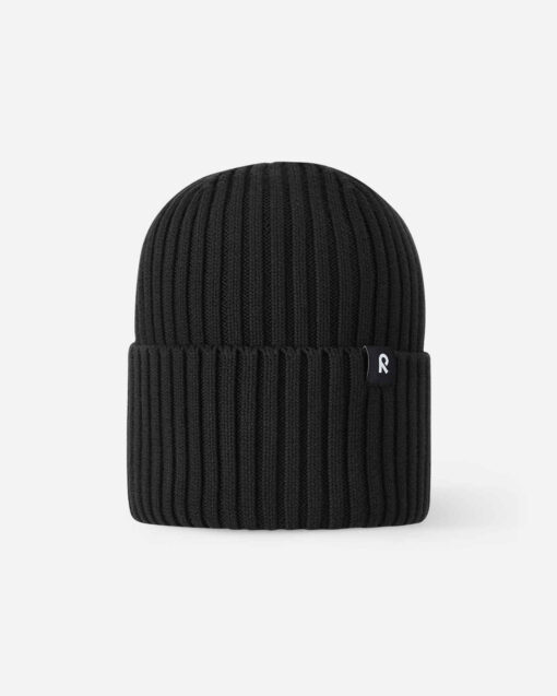 Reima Kinder Bio-Baumwoll Beanie Hattara | black