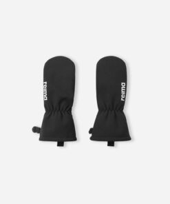 REIMA Kinder Softshell Fäustlinge OSATEN | black