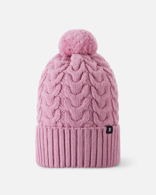 Reima Kinder Winter Mütze (gefüttert) Routii | grey pink