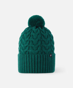 Reima Kinder Winter Mütze (gefüttert) Routii | deeper green