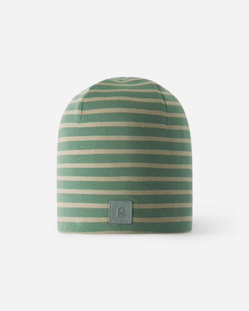REIMA Fleecegefütterter Baumwoll Beanie TANTSU | Green Clay