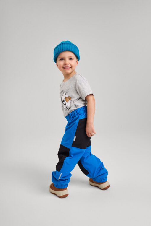 REIMA Wasserdichte Kinder Outdoorhose Samppi | Black – Bild 2