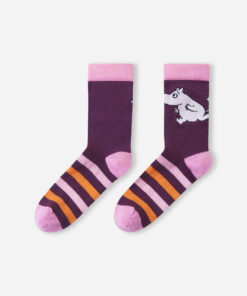 REIMA Moomin Socken RANDIG | deep purple