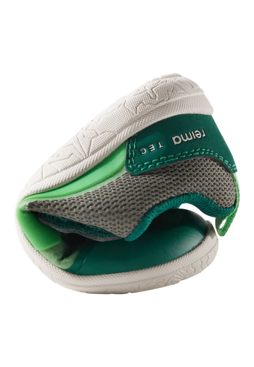 Reima Kinder Barfussschuhe ReimaTec Tallustelu | greyish green – Bild 3