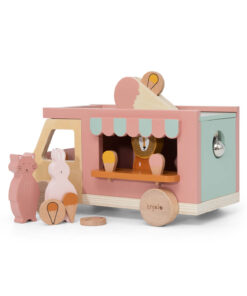 Trixie Eiswagen aus Holz mit Tieren (ab 3J.)