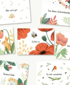 Alternative view of VIERUNDFÜNFZIG MINI Karte (A7) | Frohe Ostrern