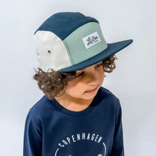 LIL' BOO 5 Panel CAP | Block Stone