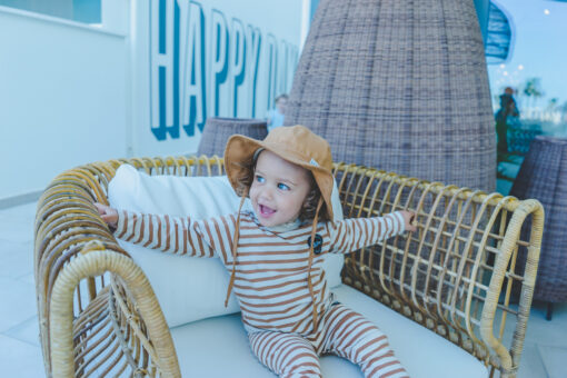 LIL' BOO Baby-Sommermütze (UV) | blue – Bild 5