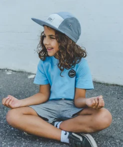 LIL' BOO 5 Panel CAP | Block Cloud