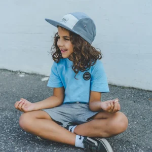 LIL' BOO 5 Panel CAP | Block Cloud