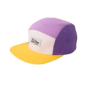 LIL' BOO 5 Panel CAP Block | Purple yellow