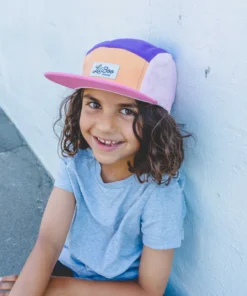 LIL' BOO 5 Panel CAP | Block Pink Purple