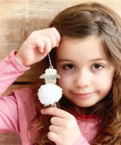Cotton Twist Kreativ Bastelset Dose | Pompon-Schaf