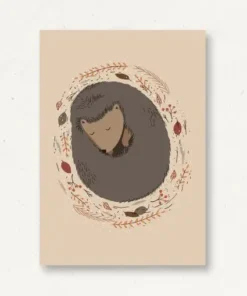 VIERUNDFÜNFZIG Postkarte | Waldtiere Igel