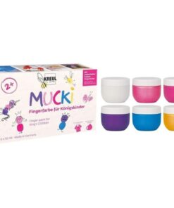 Kreul Mucki Fingerfarben | Königskinder (6x50ml)