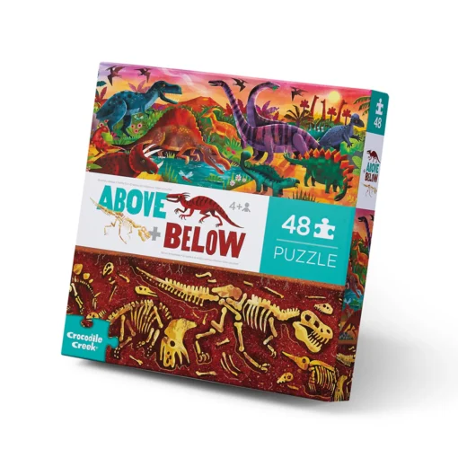 CROCODILE CREEK Puzzle 48 PCS (ab 4 Jahren) Above & Below | Dino