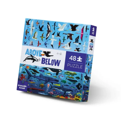 CROCODILE CREEK Puzzle 48 PCS (ab 4 Jahren) Above & Below | Himmel & Meer