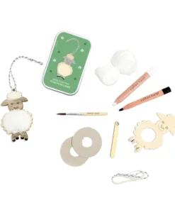 Cotton Twist Kreativ Bastelset Dose | Pompon-Schaf