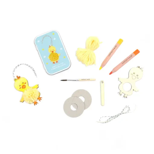 Cotton Twist Kreativ Bastelset Dose | Pompon-Huhn